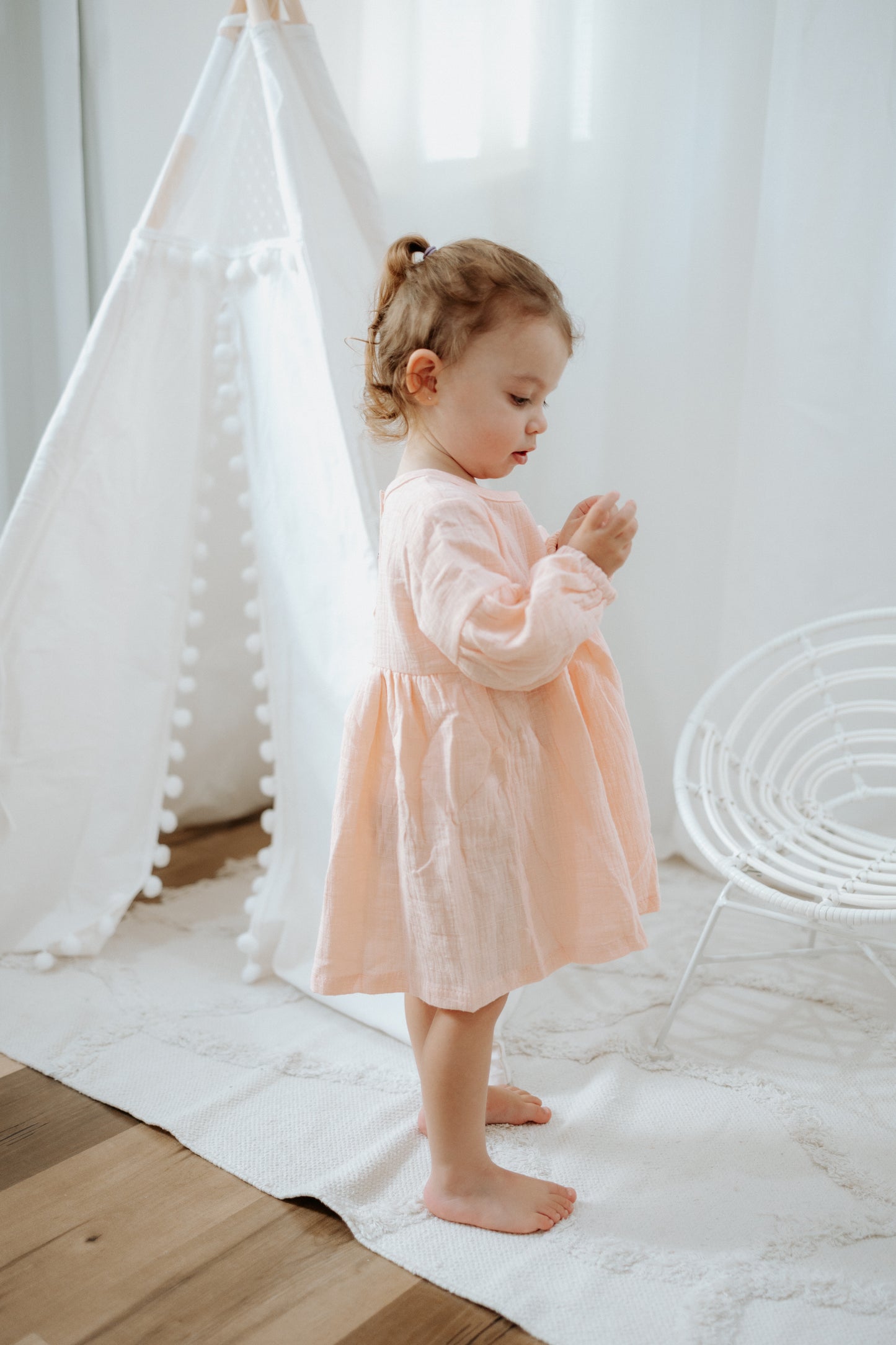 Indie Dress - Salmon