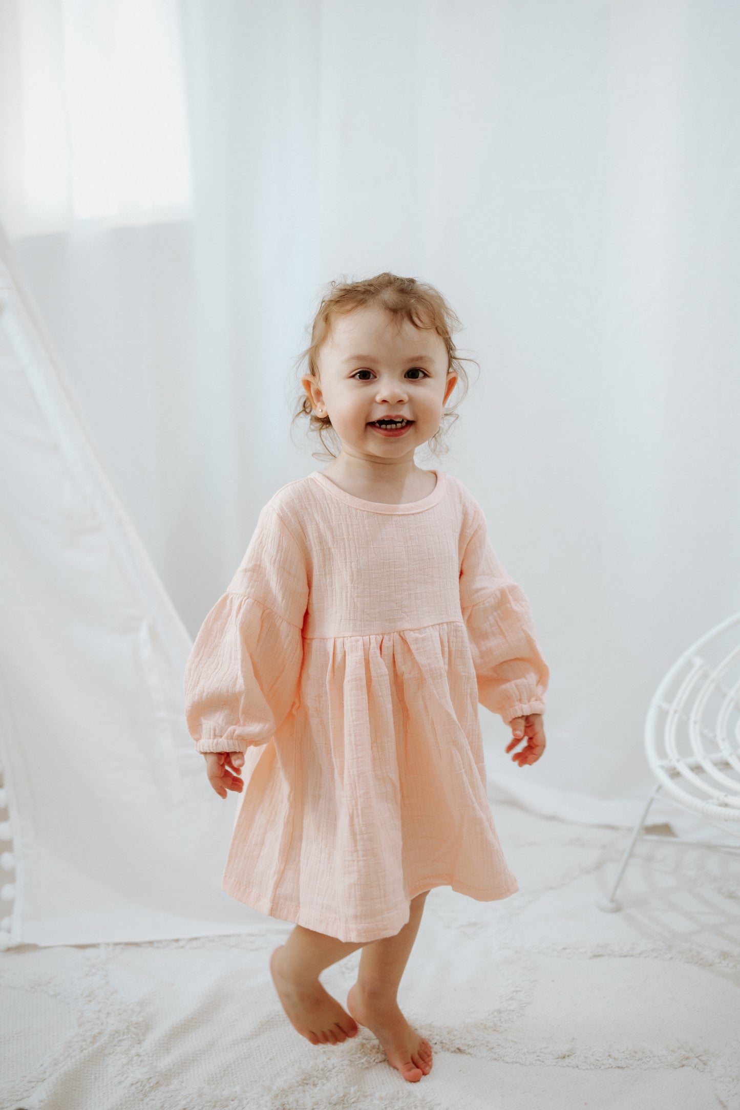 Indie Dress - Salmon