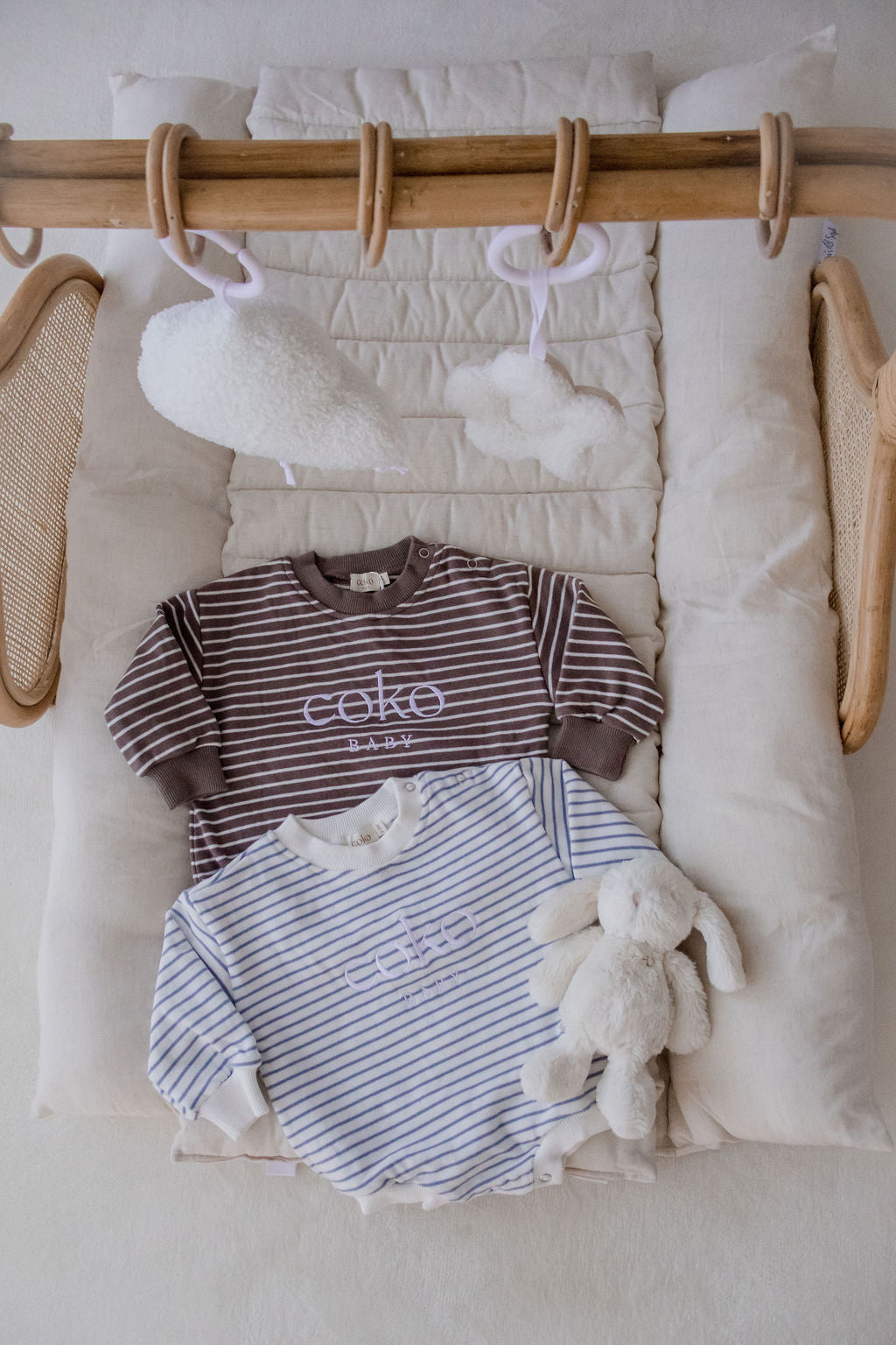 Sailor Romper - Blue stripe