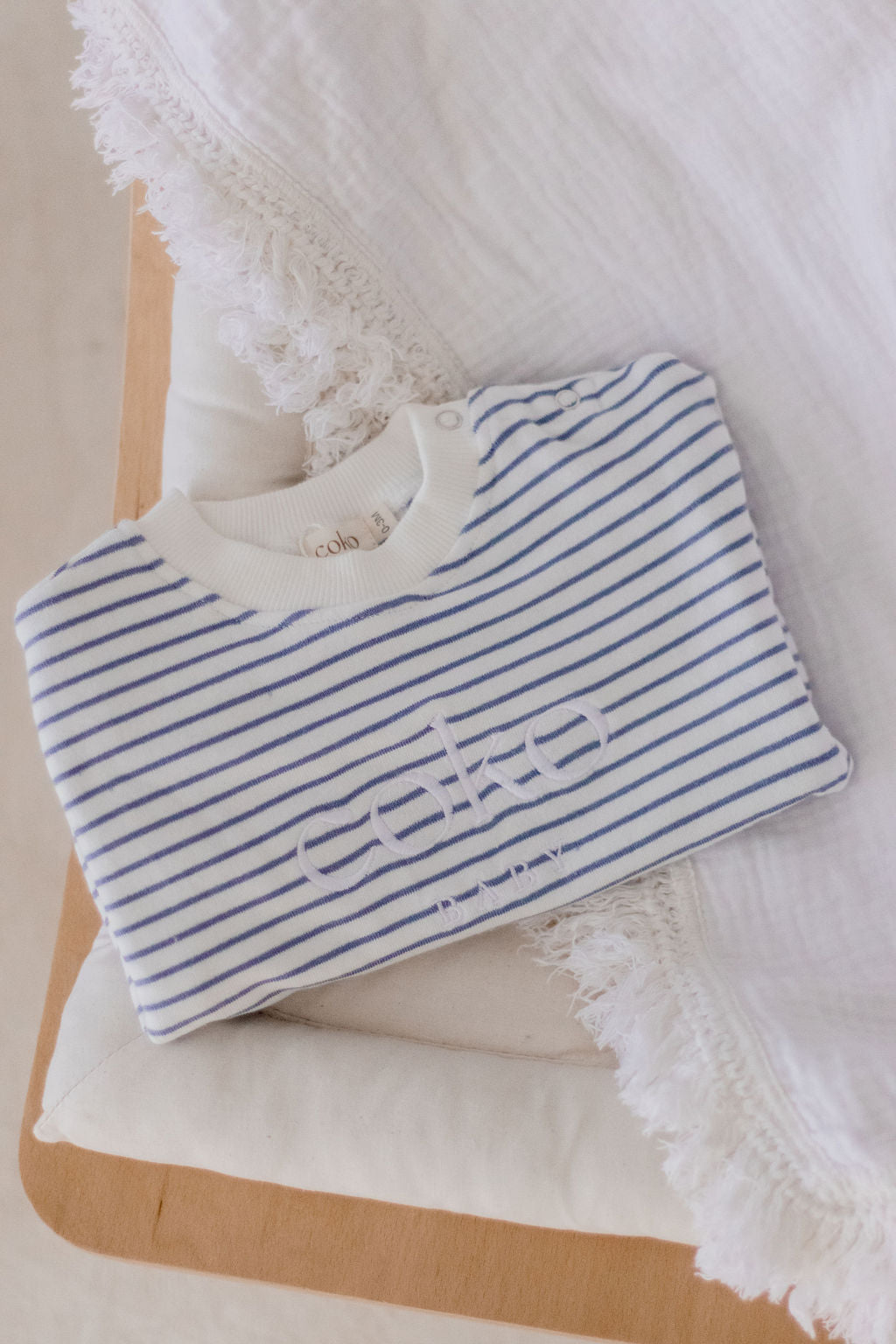Sailor Romper - Blue stripe