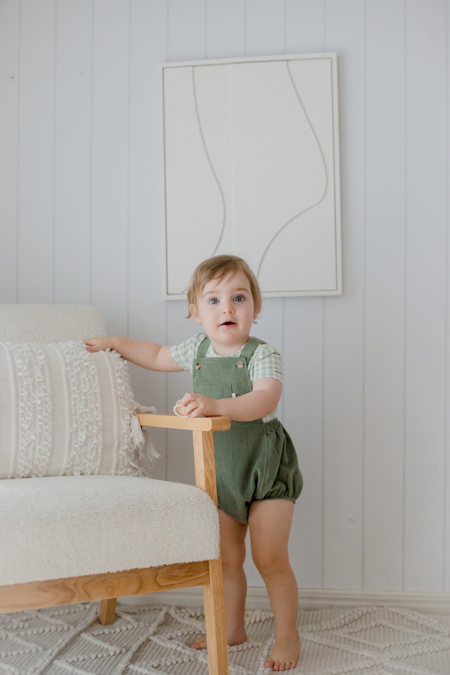 Cord Overall - Sage