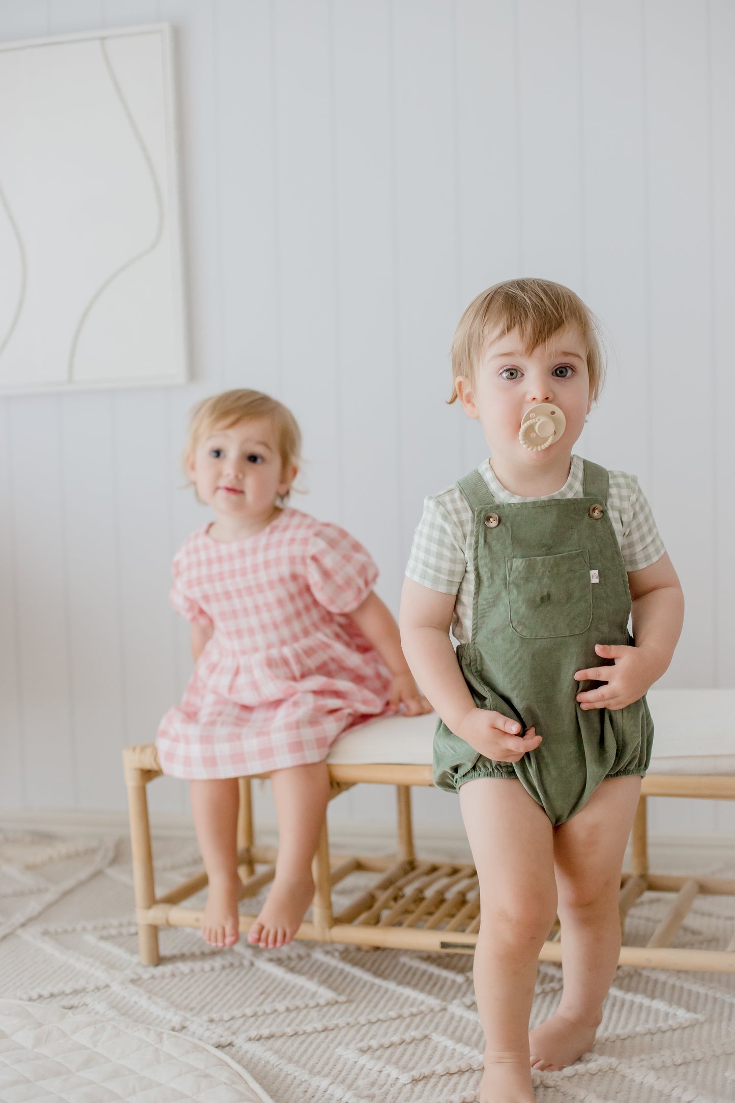 Cord Overall - Sage