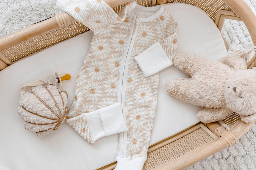 Daisy Waffle Romper