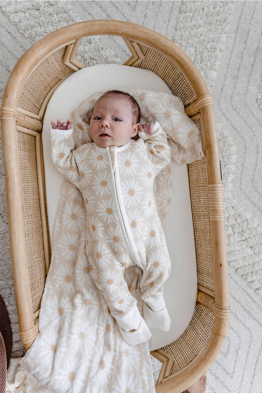 Daisy Waffle Romper