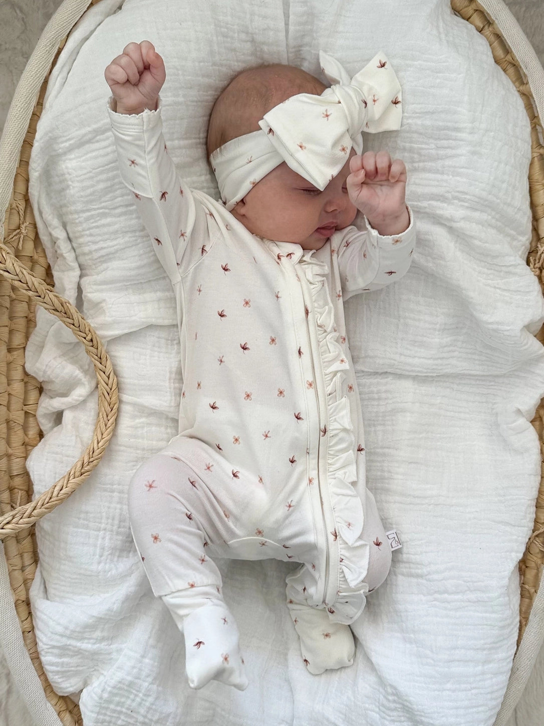 Bamboo/Organic Cotton Oakleigh Onesie - Audrey