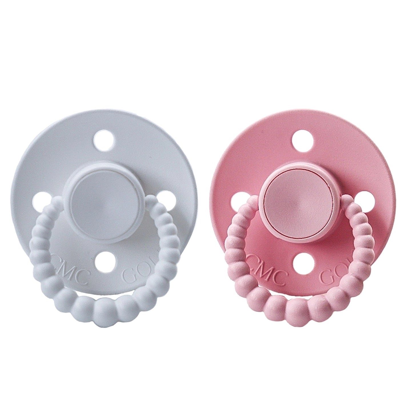 Cmc Dummies White + Baby Pink