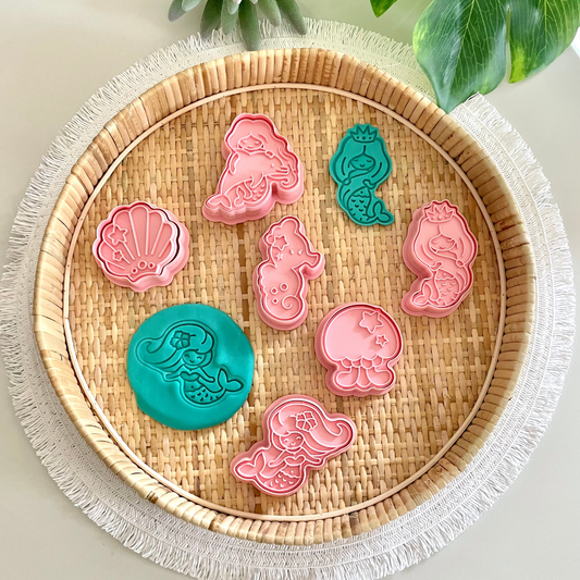 Wild Dough Mermaid Stamp Set