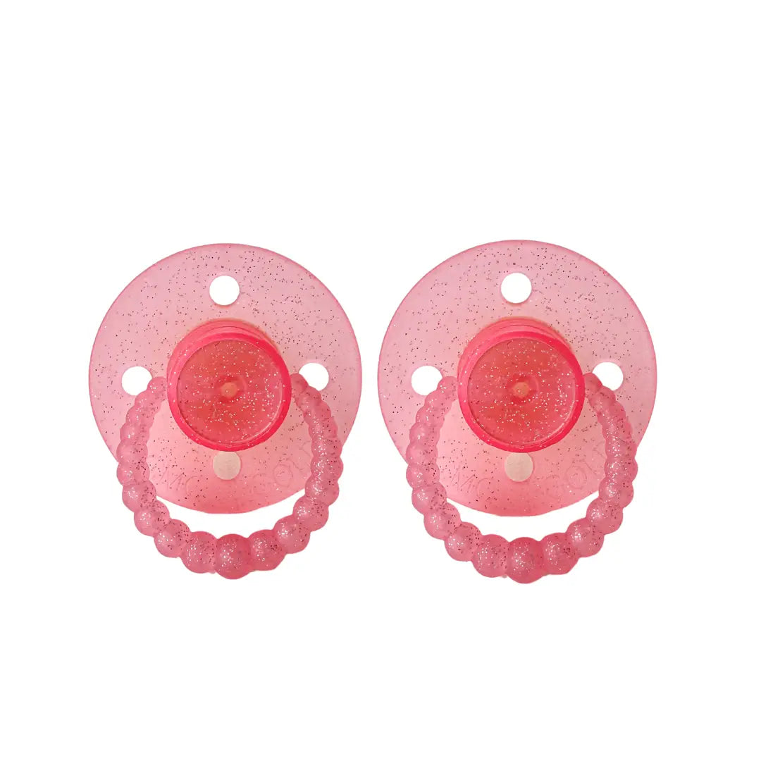 Cmc Bubble Dummies Glitter Baby Pink